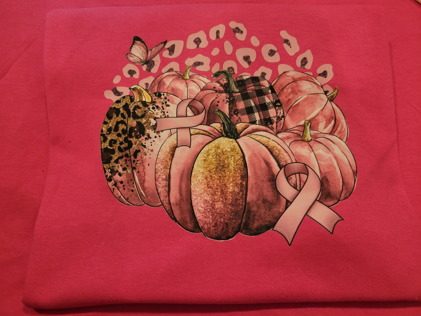 Pumpkins (pink ribbons)