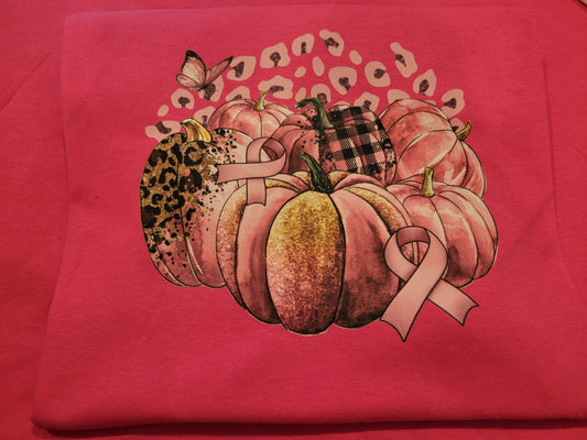 Pumpkins (pink ribbons)