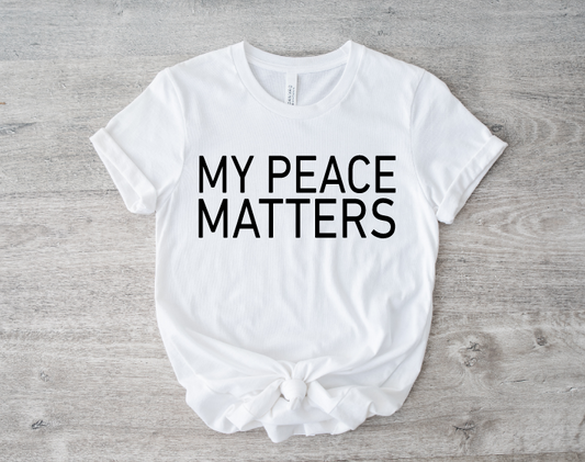 MY PEACE MATTERS