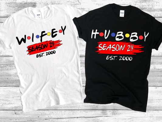 Wifey/Husband (Anniversary Shirts)