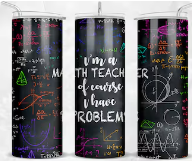 Math Teacher Tumbler 2