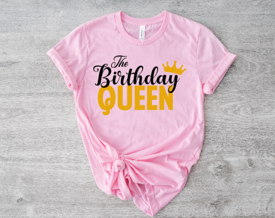 Birthday Queen/Birthday Squad shirts