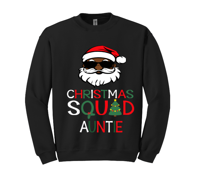 Santa Christmas Squad (long sleeve t shirt)