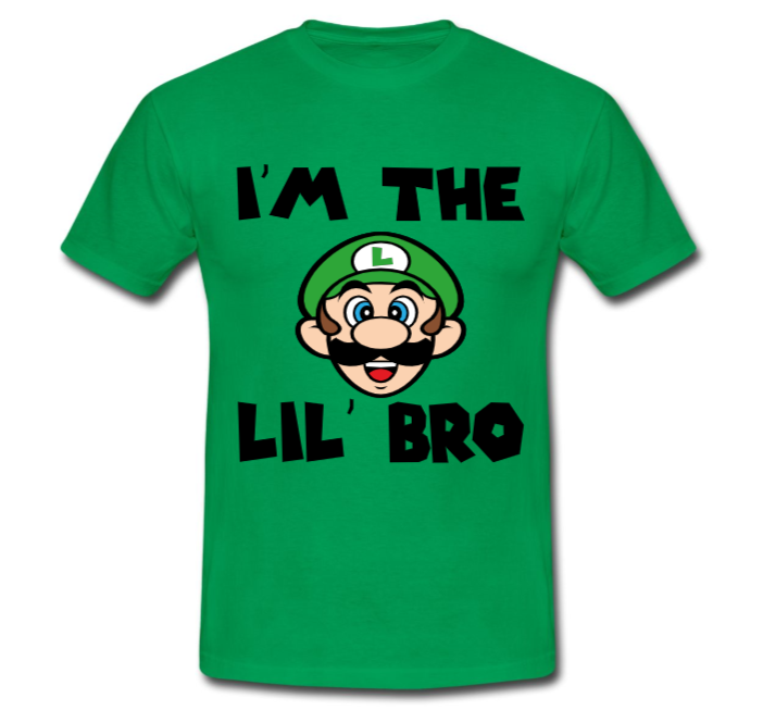 Mario Brothers Family Shirts