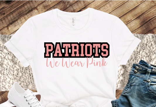 PATRIOTS WEAR PINK