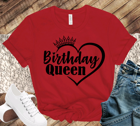 Birthday Queen Heart