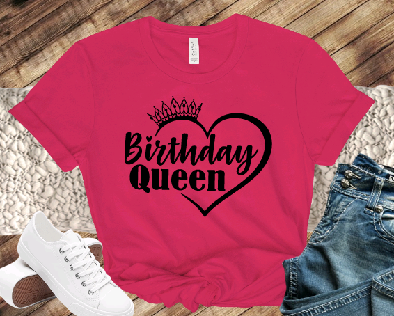 Birthday Queen Heart